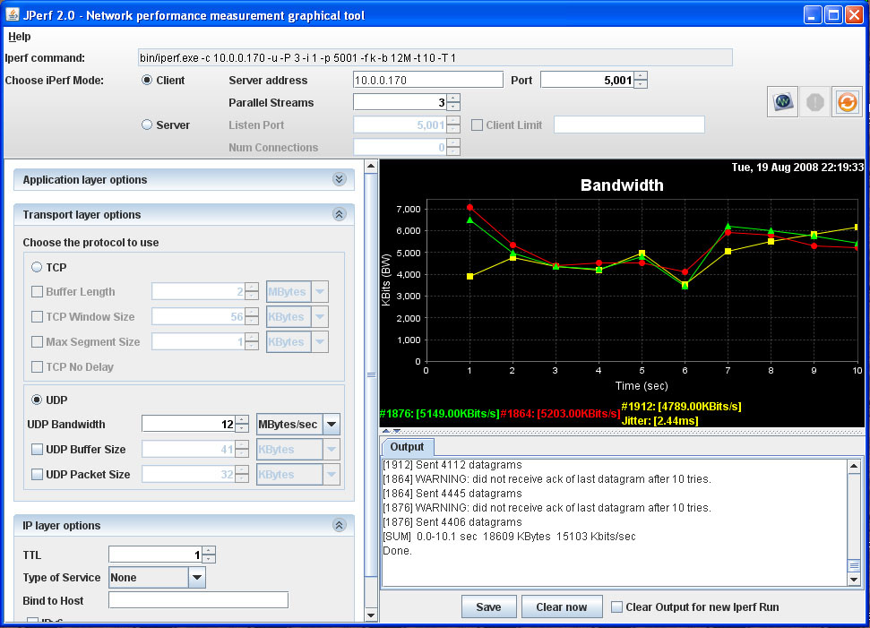 Measure Wireless Network Performance Using Testing Tool IPerf