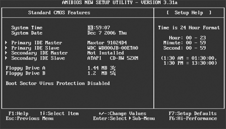 System time bios это