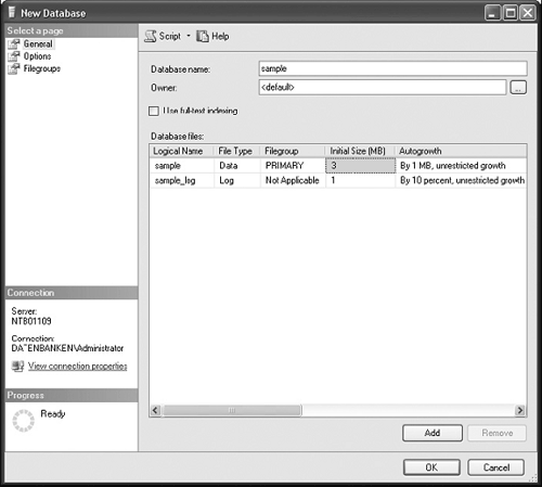 Managing Databases Using Object Explorer