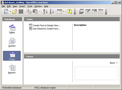 how to use openoffice database with java