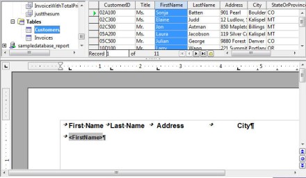 document to data field