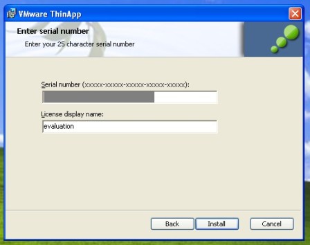 vmware thinapp key