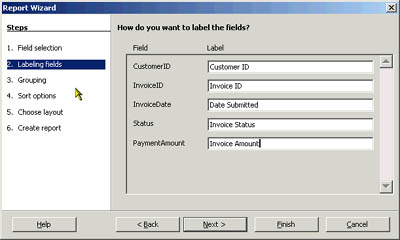 group items in query openoffice base