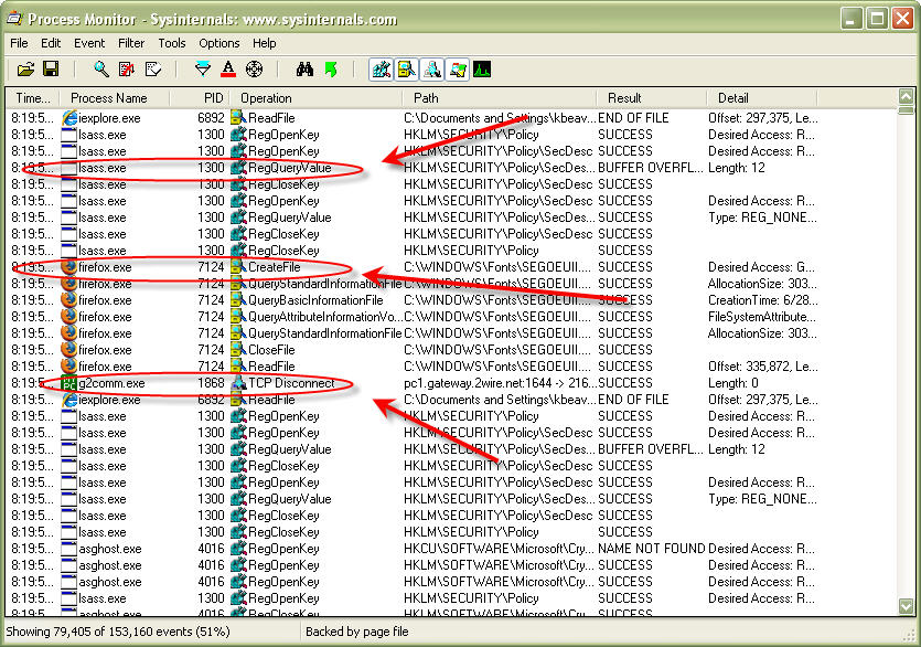 microsoft sysinternals process monitor