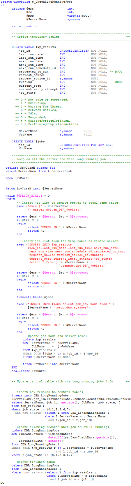 running a stored procedure in sqlpro studio