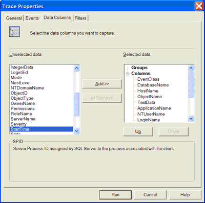 Using SQL Server Profiler to capture performance baseline