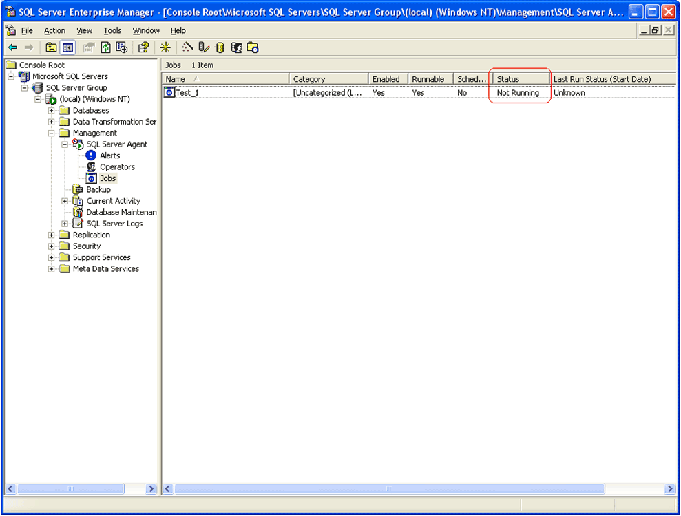 1с sql 2000 настройка