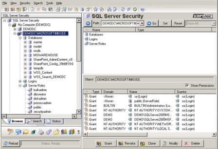 sql explorer security server screenshot enlarged figure