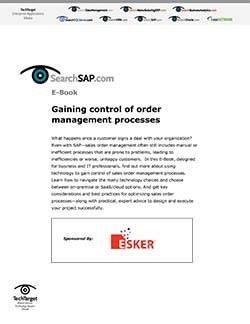 Gaining Control Of Order Management Processes