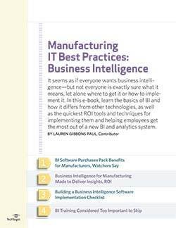 E Book Manufacturing Business Intelligence Best Practices