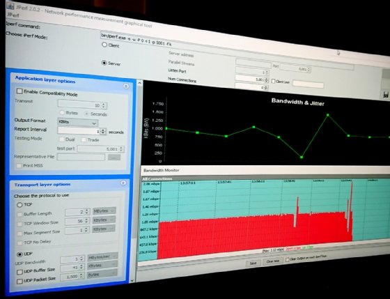 Abbildung 6: Nach der Einfahrt in einen Tunnel ist auch der sehr stabile Mission Critical Network Slice abgerissen. Grund: Das Testnetz ist im Tunnel noch nicht ausgebaut. Bei Ausfahrt aus dem Tunnel hatte sich der Mission Critical Slice schnell wieder aufgebaut