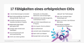 Abbildung 1: Diese Eigenschaften und Fähigkeiten sollte ein erfolgreicher CIO mitbringen.
