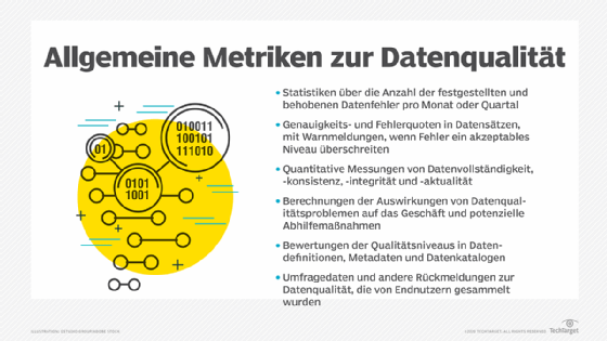 Abbildung 1: Allgemeine Metriken zur Datenqualität