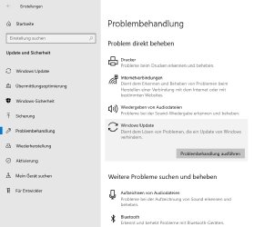 Abbildung 1: Das integrierte Tool für Problembehandlung findet und behebt die meisten Windows-Update-Probleme.