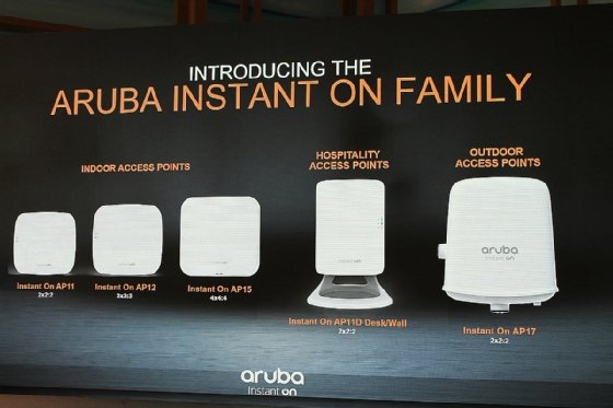 Abbildung 1: Aruba bietet mit der neuen Instand-On-Reihe erstmals WLAN-Lösungen speziell für kleine und mittlere Unternehmen an.