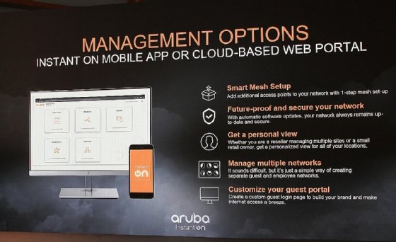 Abbildung 2: Einrichtung und Verwaltung der Access Points sollen einfach per App oder Webportal erfolgen.