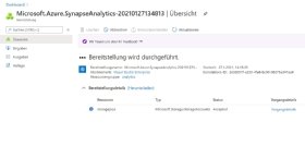 Abbildung 3: Der Arbeitsbereich in Azure Synapse Analytics.