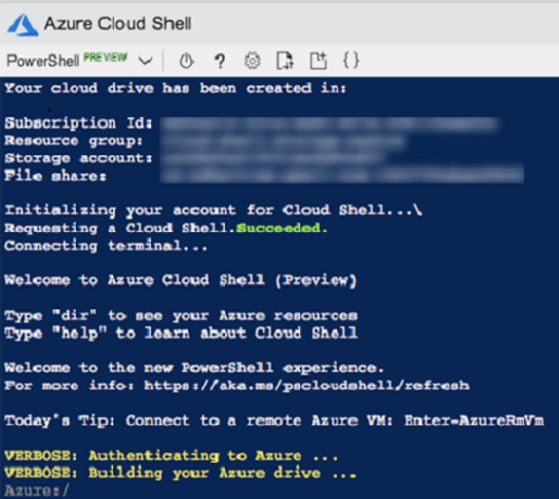 Verbindung zu Azure Cloud aufbauen