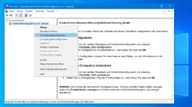 Abbildung 6: Durch einen Rechtsklick auf den Eintrag Sicherheitskonfiguration und -analyse öffnet sich nach dem Laden der Vorlage ein Kontextmenü, das es erlaubt den Computer mittels der Vorlage zu konfigurieren oder zu analysieren.
