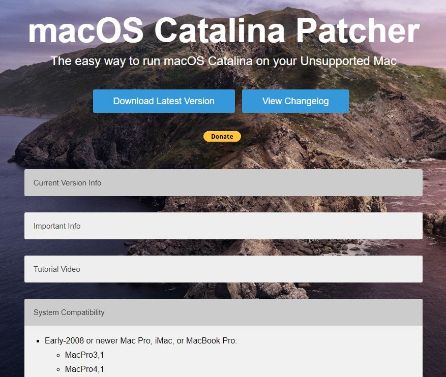 macos catalina patcher download