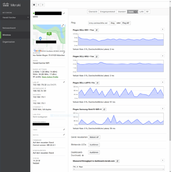 Netzwerk-Switch mit Cloud-Management, Switching