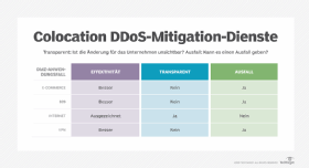 Abbildung 3: DDoS-Schutzdienste mit Colocation-Einrichtung.