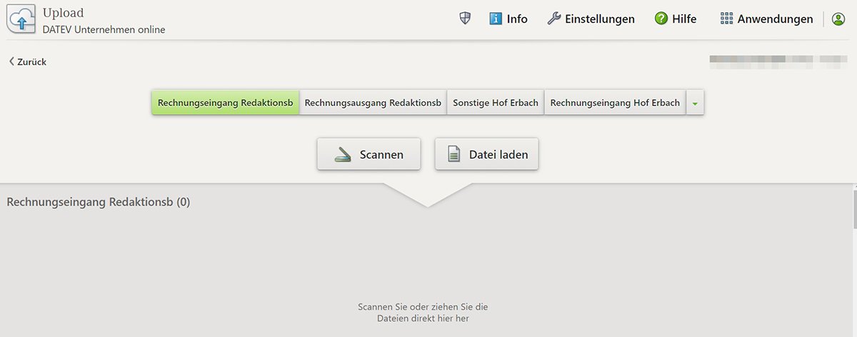 Rechnungen Und Daten An Datev Unternehmen Online übertragen | Computer ...