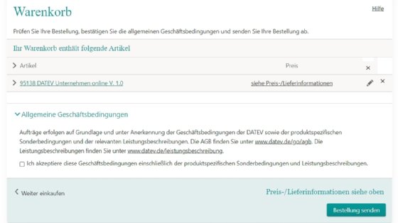 Datev Unternehmen online