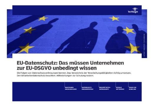 Kostenloses E-Handbook: Das müssen Firmen zur DSGVO wissen