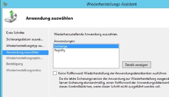 Exchange Datenbanken wiederherstellen