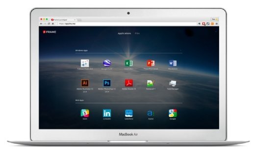 Frame erlaubt die Nutzung von Windows-Anwendung auf einem beliebigen Endgerät über den Browser.