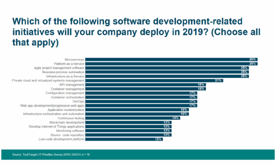 IT-Priorities 2019 Softwareentwicklung