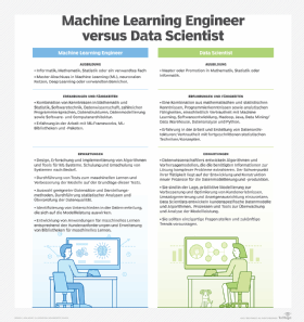 Abbildung 1: Wie sich das Berufsfeld des Machine Learning Engineer von Data Scientists unterscheidet.
