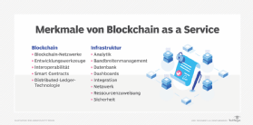 Abbildung 1: Allgemeine Merkmale von Blockchain as a Service.
