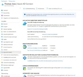 Abbildung 1: Lokale Active-Directory-Strukturen lassen sich mit Azure AD Connect mit Azure AD synchronisieren und in Teams nutzen.