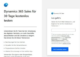 Abbildung 1: Für die verschiedenen Apps in Dynamics 365 lassen sich Testumgebungen buchen.