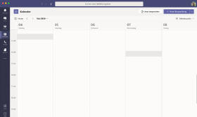 Kalender in Microsoft Teams
