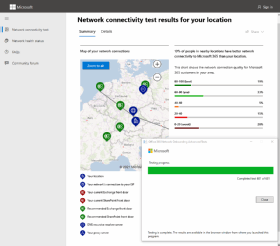 Abbildung 1: Der Microsoft Network Connectivity Test überprüft Ihre Verbindung.