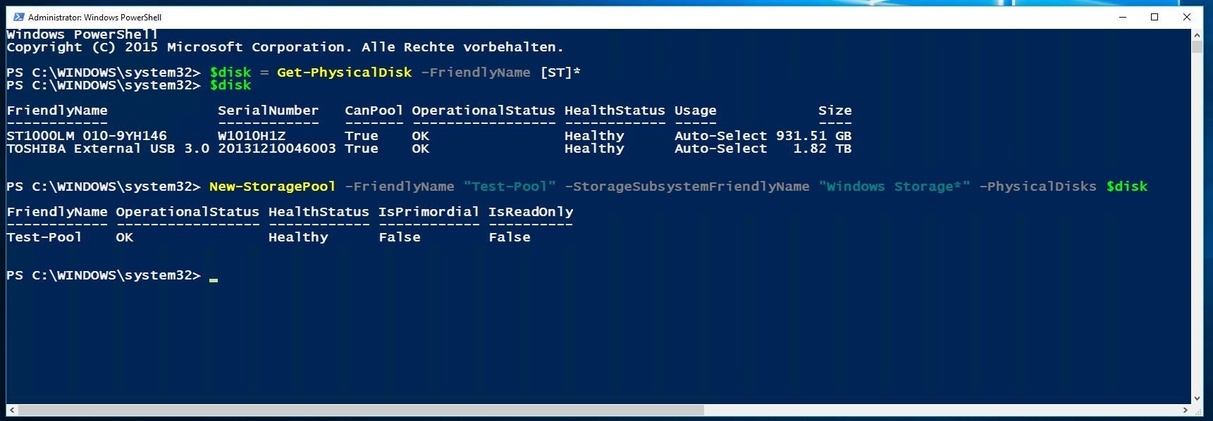 PowerShell: Cmdlets für Zugriff und Verwaltung von Storage | Computer ...