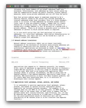 Abbildung 1: Genau genommen verstößt NAT gegen den geforderten Grundsatz der eindeutigen 1:1-Kommunikation in RFC 2775 - was offensichtlich niemanden wirklich stört.