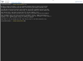 Abbildung 2: Die Verwaltung von GCP mit der Google Cloud Shell.
