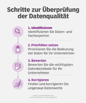 Abbildung 2: Schritte zur Überprüfung der Datenqualität