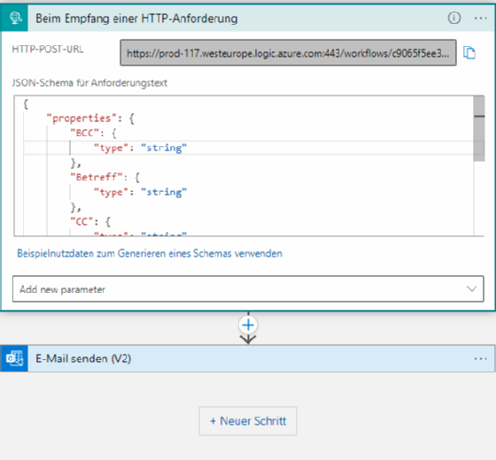 Abbildung 5: Finden Sie die HTTP HOST URL und kopieren Sie sie.