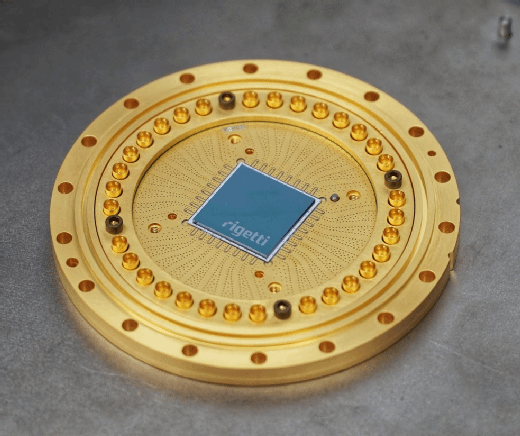 Der Quantenprozessor Q19 von Rigetti Computing mit 19 Qubits.