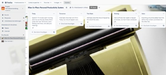 Projektmanagement mit Trello