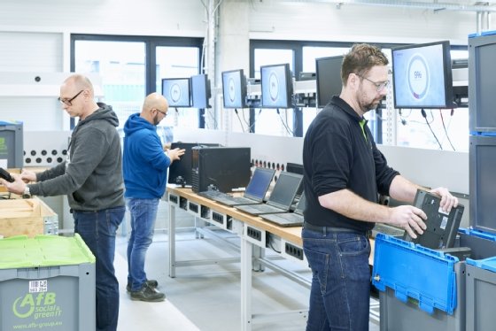 Abbildung 1: Zertifizierte Datenlöschung bei AfB stellt sicher, dass der Datenschutz gewährleistet ist.