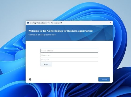 Abbildung 8: Anbindung von Clients an Active Backup for Business.