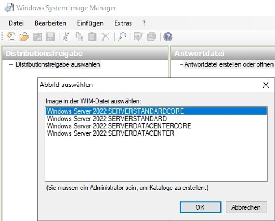 Screenshot WIM