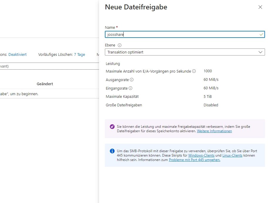 Azure Files SMBZugriff auf Dateifreigaben über das Computer Weekly