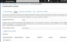 Abbildung 3: Mit dem Azure Firewall Manager können Admins Firewall-Richtlinien erstellen und zentral verwalten.
